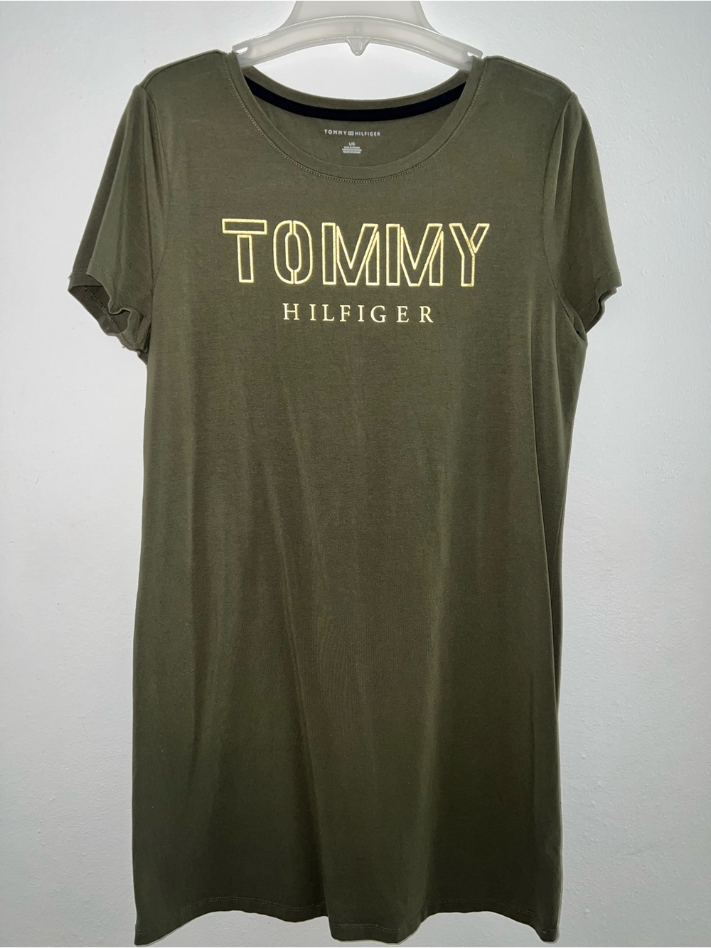 Tommy Hilfiger Olive Green Tee Dress